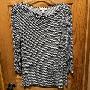 3/$15** Long Sleeve Gray PatternTop